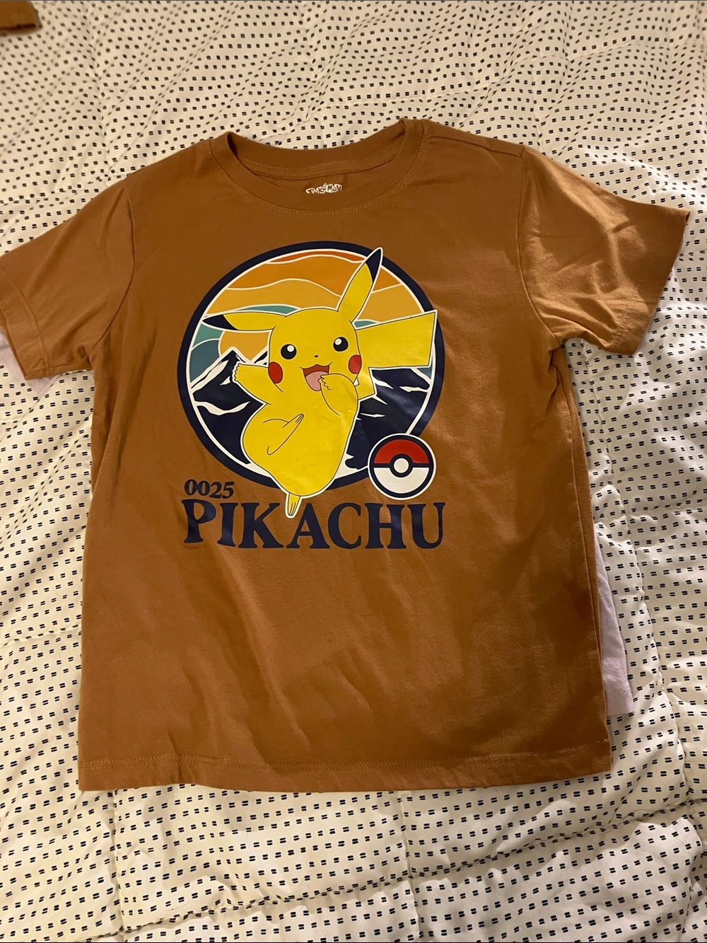 Pokemon Pikachu & Mew Graphic Tees Set x2